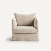 Fauteuil van gekreukt linnen, Neo Chiquito