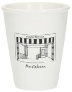 Gevel mok, Amstelveen, porselein, 200 ml