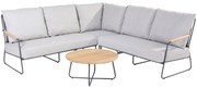 Balade hoek loungeset 4 delig antraciet 4 Seasons Outdoor