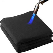 VEVOR Branddeken, 2-pack 508x914 mm Vlamvertragende lasdeken van koolstofvilt, hittebestendig tot 982 °C, 3,5 mm dikke brandwerende isolatiemat, branddeken