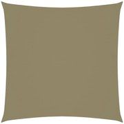 vidaXL Zonnescherm vierkant 4,5x4,5 m oxford stof beige