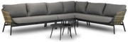 Hoek loungeset 5 personen Aluminium/wicker Taupe  Coco Nathan/Enchante