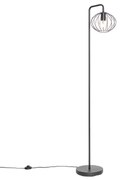Industriële vloerlamp zwart 23 cm - Margarita