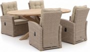 + 10% kassakorting | Diningset Intenso | 4 personen | Tuinset teakhout | 5-delig | Kees Smit Tuinmeubelen