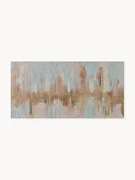 Handbeschilderde canvasdoek Interferenza di Colori
