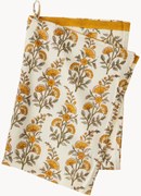 Handgemaakte theedoek Lulu met bloemmotief