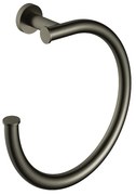 Hotbath &More handdoekring geborsteld gunmetal PVD