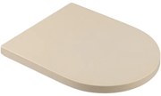 Saniclass Universo closetzitting - softclose - quickrelease - duroplast - 46x36cm - 35mm - mat beige E13/A15 35mm seat beige