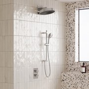 Saniclear Evolution inbouw regendouche met glijstang en 2 standen handdouche chroom