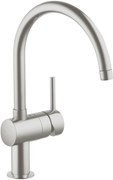 Grohe Minta keukenmengkraan met draaibare C-uitloop supersteel