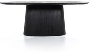 Eleonora Aron Zwarte Eettafel Ovaal 200 Cm - 200 X 110cm.
