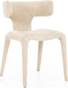 Eleonora Porto Beige Eetkamerstoel Volledig Stof