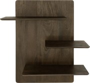 By-Boo Seco Wandrek Donkerbruin Hout - 60x23x90cm.