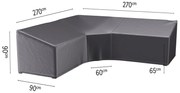 Platinum Aerocover loungesethoes 270x270x90x65 cm - L- vorm trapeze