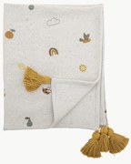 Plaid Agnes met kwastjes