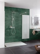 HSK Walk In Pro inloopdouche 120x200cm Helder glas/Mat wit