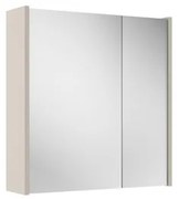 Adema Prime Spiegelkast - 60x63x16cm - inclusief zijpanelen - cotton (beige) SW1212815/SW892634