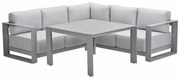 Garden Impressions Malakka lounge dining set 4-delig - taupe - valley sand