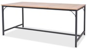 vidaXL Eettafel 180x90x76 cm essenhout