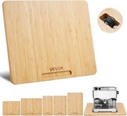 VEVOR Glijplank, 33 x 40,6 cm, plank met rubberen wielen en holle handgreep, gemakkelijk schoon te maken, schuifplank, rolplank voor apparaten, gemakkelijk verplaatsbare basis voor koffiezetapparaat, keukenmachine