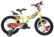 Dino Bikes Kinderfiets Raptor 14 fluorescerend geel