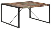 vidaXL Eettafel 140x140x75 cm massief gerecycled hout