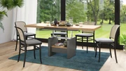 LEXUS verrijdbare koffietafel, met heffunctie, artisan eik / antraciet