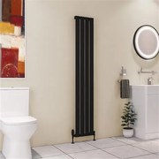 Eastbrook Deddington radiator 30x180cm 812W zwart mat