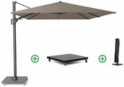 Platinum Challenger zweefparasol 3.5x2.6m T2 premium  (incl. voet en hoes)