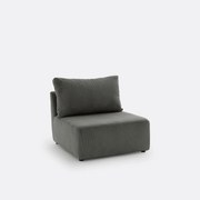 Modulaire bank geribd fluweel, Monica