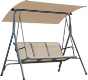 Florence Garden Point metalen tuinschommel beige