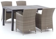 Forza Barga/Fidenza 160cm dining tuinset 5-delig