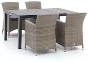 Forza Barga/Fidenza 160cm dining tuinset 5-delig