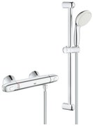 Grohe Grohterm 1000 thermostatische douchekraan met glijstang set chroom