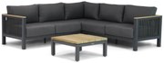 Hoek loungeset 5 personen Rope Grijs Santika Furniture Santika Shadow