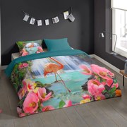 Pure Dekbedovertrek FLAMINGO 200x200/220 cm