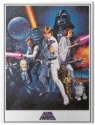 Schilderij op canvas Star Wars: Episode IV - A New Hope - One Sheet