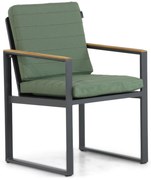 Tuinstoel Aluminium/Teak Grijs-antraciet Lifestyle Garden Furniture Faro