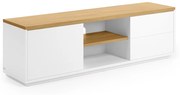 Kave Home Abilen Tv-meubel Wit Eiken 150 Cm - 160x36x44cm.