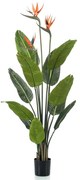 Emerald Kunstplant met pot en bloemen Strelitzia 120 cm