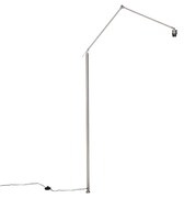 Verstelbare arm staal zonder voet voor vloerlamp - Editor Modern E27 Binnenverlichting Lamp