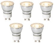 Set van 5 GU10 3-staps dimbaar LED lamp 35mm 4W 220 lm 3000K