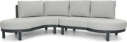 Loungeset tuin 5 personen Rope Grijs Santika Furniture Santika