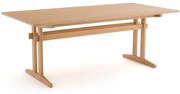 Tafel 6 - 8 personen, geborsteld massief dennenhout, Sergey