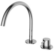 Hotbath Cobber Wastafelmengkraan 2 gats Chroom CB023CR