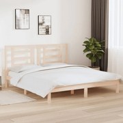 vidaXL Bedframe massief hout 180x200 cm 6FT Super King