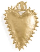 Wanddecoratie ex-voto in messing, Strakaza