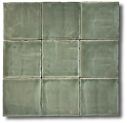 Hoogglans Wandtegel 13x13 Cm Jade Groen RBT45
