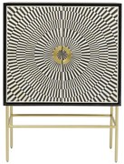 Kare Design Electro Design Wandkast Zwart-wit - 100x40x140cm.