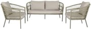 The Outsider Stoel-bank Loungeset - Rennes - Aluminium Rope - Antraciet - The Outsider